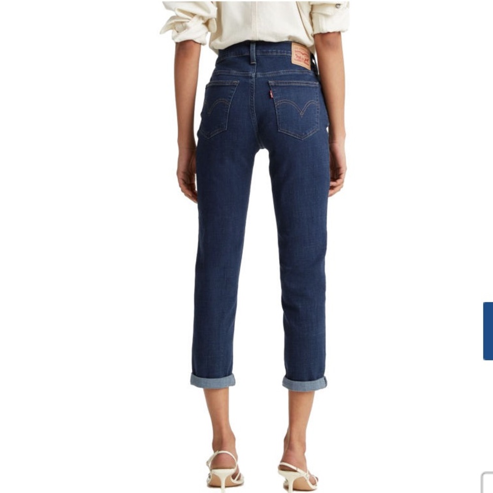 NWT Levi's Distressed Boyfriend Mid Rise Denim Jeans Women's Size 28 - Picture 5 of 9